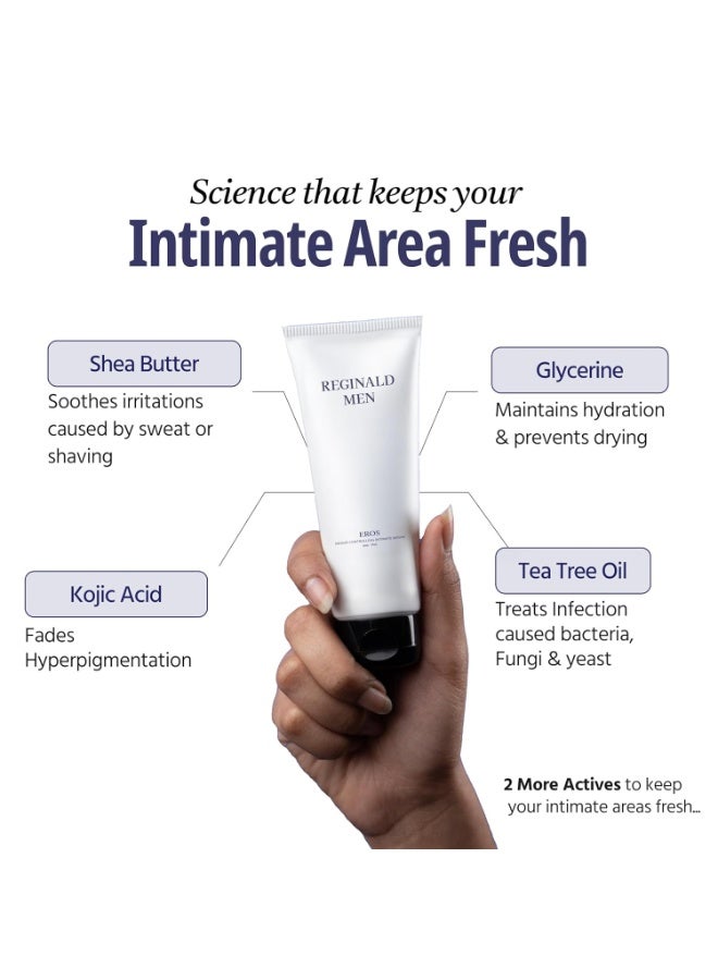 Reginald Men Intimacy Serum | Hydrating & Radiance-Boosting Formula | Soothes, Refreshes & Enhances Confidence | Lightweight, Fast-Absorbing & Non-Sticky | 75ml for Men's Skin Care & Well-Being - Image 3