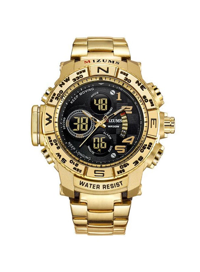 NIBEMINENT Men's Sports Waterproof Analog+Digital Wrist Watch J4371-1-KM - Image 1