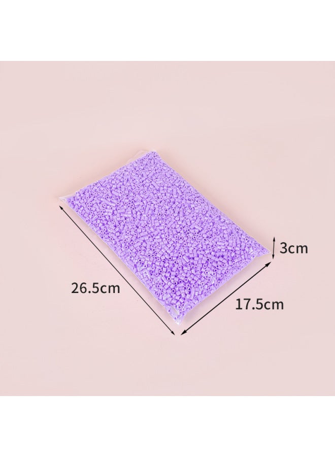 Spelling Beans 5mm Supplementary Package Handmade Diy Puzzle Tube Beads Educational Children's Toys Fusion Beans Hot Beads Spell Beans-Color:5mm Beans 500 Grams Of Random Color Mixing - Image 3