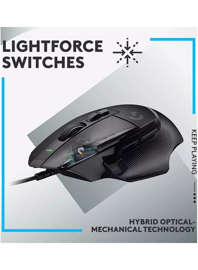 Logitech G502 X Wired Mouse - Black - Image 5