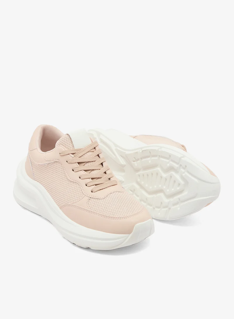 Ginger Pink Cushioned Sneakers for Women | Best Price UAE