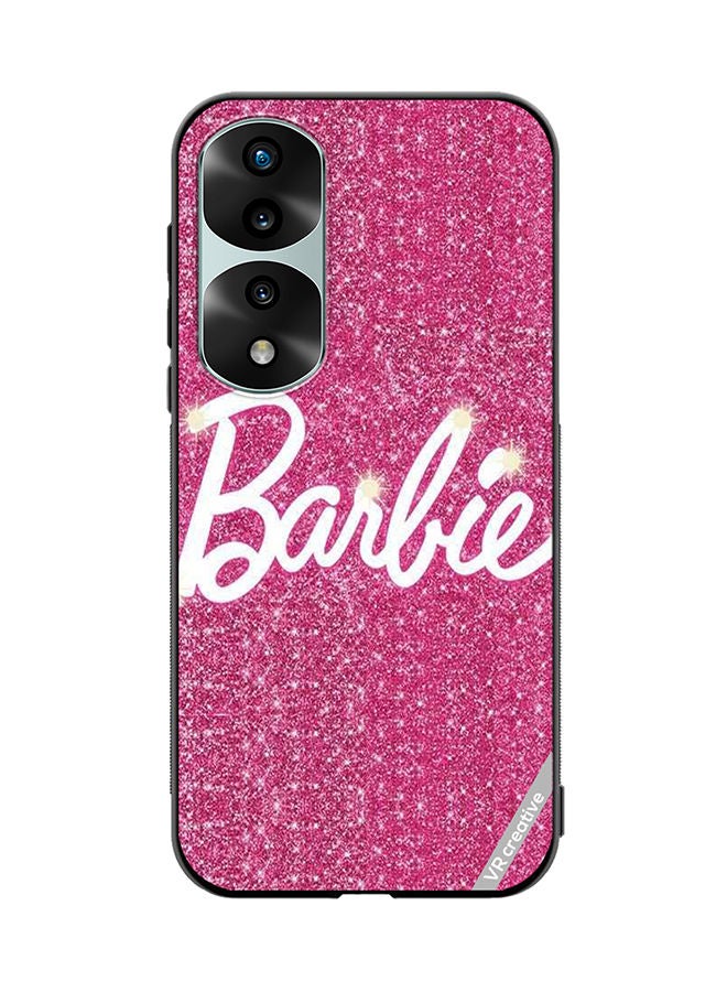 VR CREATIVE Protective Case Cover For Honor 70 Pro Sparkling Barbie Design Multicolour - Image 1