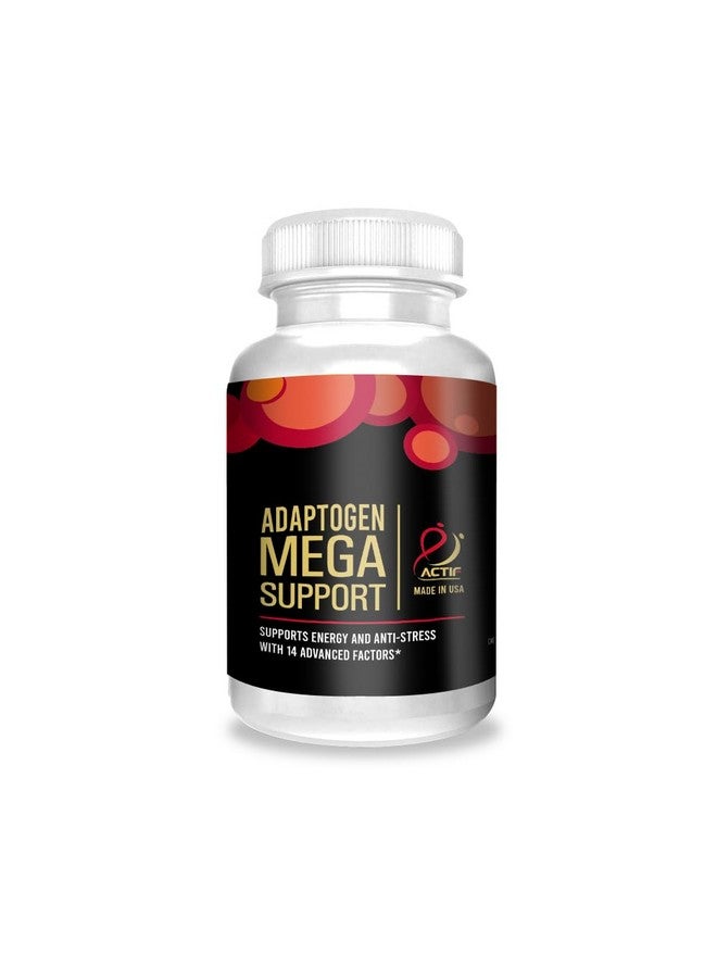 ACTIF Adaptogen Mega Support with 14 Advanced Factors for Energy, Clarity and Daily Functions - Non-GMO, Fast-Acting, Made in USA, 60 Count - Image 1