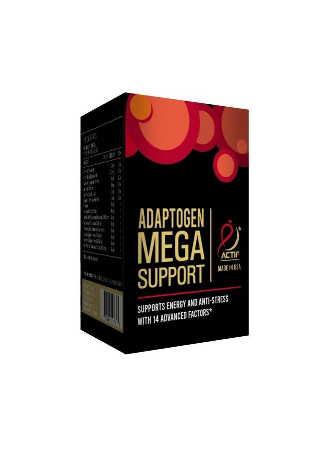 ACTIF Adaptogen Mega Support with 14 Advanced Factors for Energy, Clarity and Daily Functions - Non-GMO, Fast-Acting, Made in USA, 60 Count - Image 5