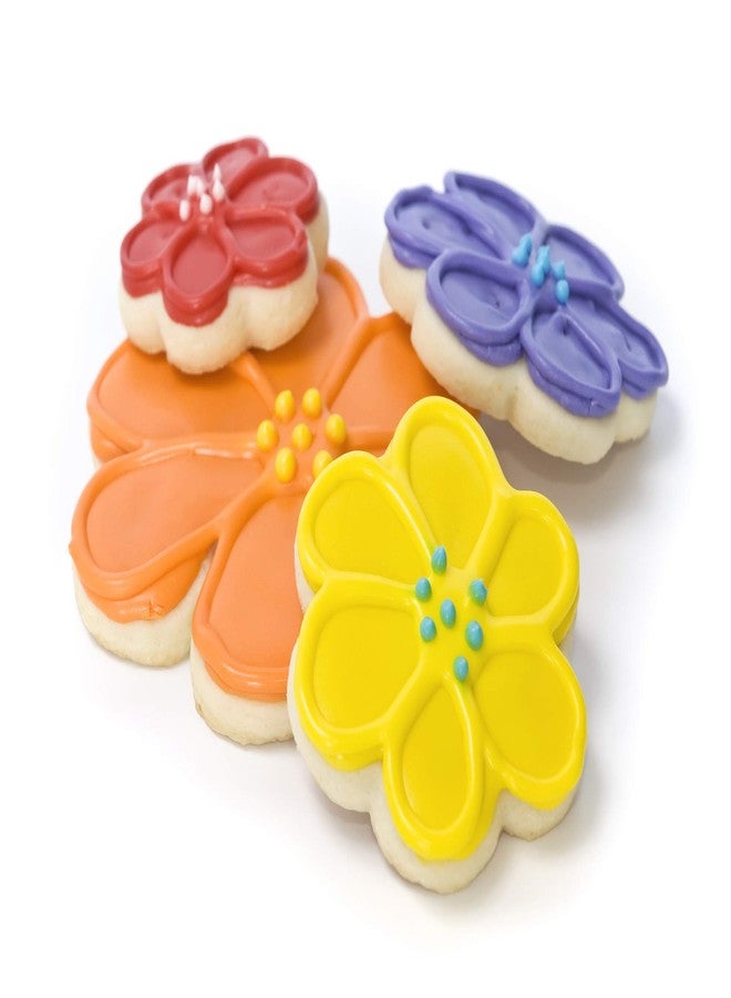 Fox Run Flower Cookie cutters, 6 piece, Metallic,3621 - Image 4