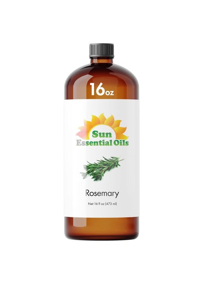 Sun Essential Oils Rosemary Essential Oil 16oz for Aromatherapy, Diffuser, Help Sleep – Therapeutic 16 Fl Oz - Image 1