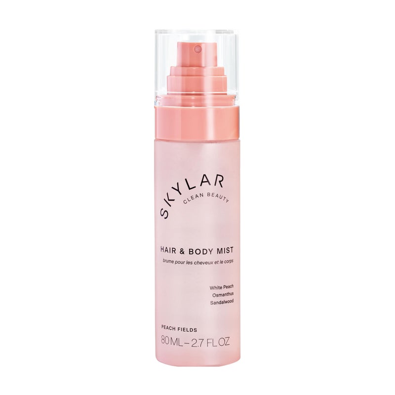 Skylar Peach Fields Hair & Body Mist | Hypoallergenic & Clean Fragrance | Vegan, Cruelty Free, and Safe For Sensitive Skin | 80 ML, 2.7 Fl Oz - Image 1