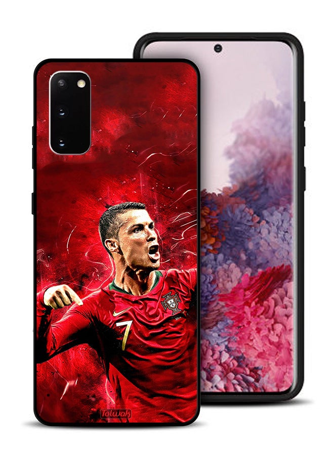 Tolwak Samsung Galaxy S20 Protective Case Cover Cristiano Ronaldo - Image 1