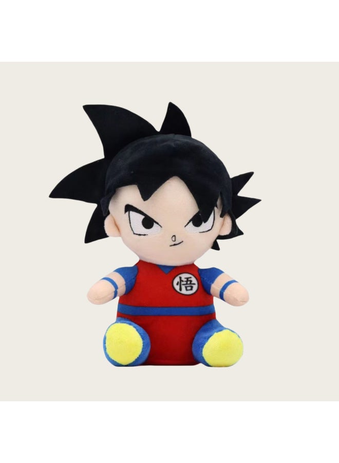 Hot Dragon Ball Monkey King Vegetate Blue Plush Toy Doll Doll Catch Machine Doll-Specifications:Yellow Wukong-Color:Height About 27cm, Weight 125g - Image 3