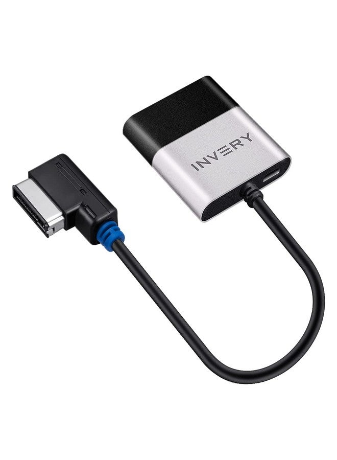 INVERY Airdual Bluetooth 5.0 aptX-HD Adapter Compatible for Audi MMI 3G AMI Music Interface,Audi Symphony,Audi Concert,VW MDI,Mercedes Media Interface - Image 1