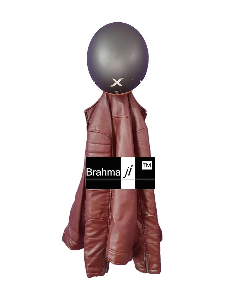 Brahmaji Brahmaji Helmet Holder Keys Jacket Laptop Bag and Helmet Hanger Multi Purpose Wall mountable Black Finish Pack of 1 - Image 2