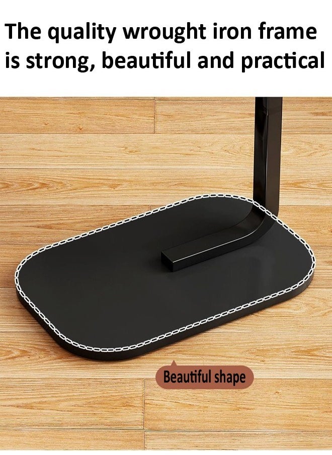 C&C Home - Modern Multipurpose Nordic Style Coffee Table Stable Base Side Table Sofa Side Table Serving Tray Table for Living Room Bedroom Home Office Furniture 50x30x60 cm - Image 1