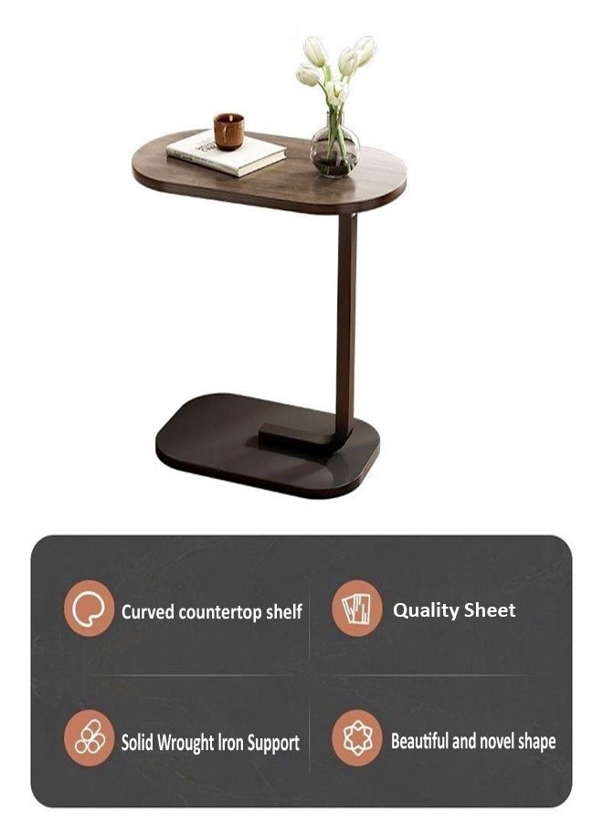 C&C Home - Modern Multipurpose Nordic Style Coffee Table Stable Base Side Table Sofa Side Table Serving Tray Table for Living Room Bedroom Home Office Furniture 50x30x60 cm - Image 1