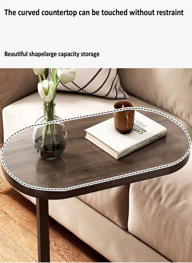 C&C Home - Modern Multipurpose Nordic Style Coffee Table Stable Base Side Table Sofa Side Table Serving Tray Table for Living Room Bedroom Home Office Furniture 50x30x60 cm - Image 1