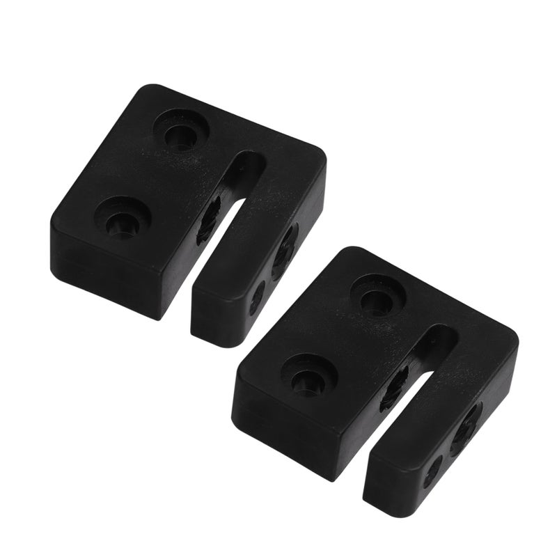 2Pcs Black Backlash Screw Nut Block For 3D Printer Easy Installation Threaded Rod Accessory - Image 2