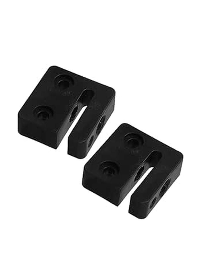 2Pcs Black Backlash Screw Nut Block For 3D Printer Easy Installation Threaded Rod Accessory - Image 1