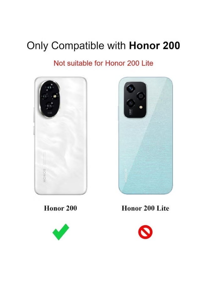 جراب شفاف لهاتف Honor 200 5G، مع حماية للزوايا، غطاء حواف نحيف مضاد للصدمات من مادة TPU - Image 2