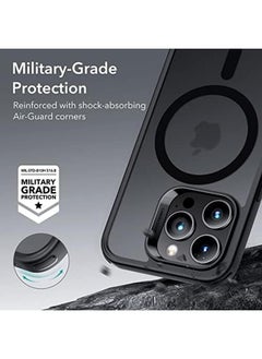 ESR For Iphone 14 Pro Max Case Magsafe Phone Case Supports Magnetic Wireless Charging Shockproof Military Grade Protection Scratch Resistant Back Classic Hybrid Cover For Iphone 14 Pro Max Black  - Image 5