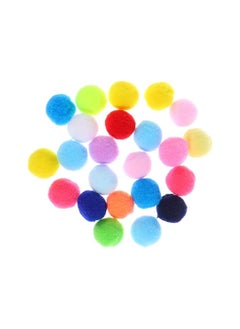 Generic 100pcs small pompoms for diy arts hobby supplies creative craft kindergarten decorations mixed color  - Image 1