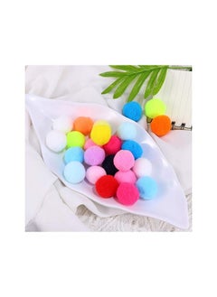 Generic 100pcs small pompoms for diy arts hobby supplies creative craft kindergarten decorations mixed color  - Image 2