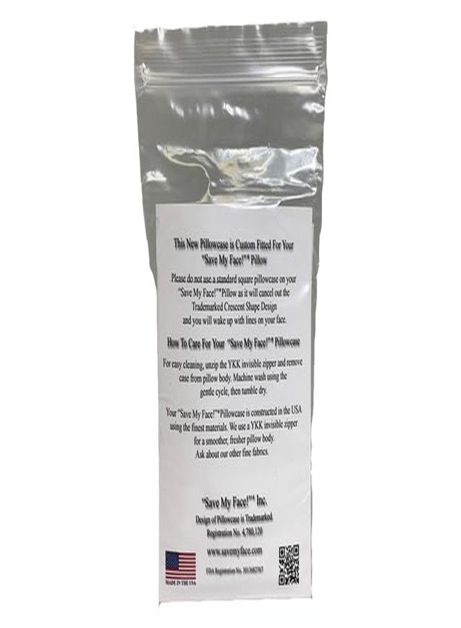 SAVE MY FACE! Pillow The Original Anti-Wrinkle PILLOWETTE Additional La Petite Pillowcase (Champagne, Satin) - Image 3