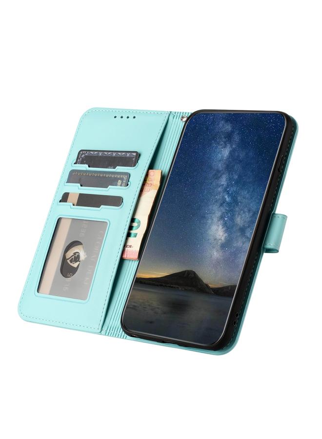 S-TOP Case For Samsung Galaxy S21 Ultra Datura Flower Embossed Flip Leather Phone Case - Image 3