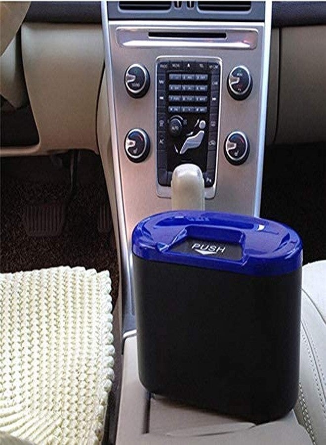 Overa Car Trash Can with Lid, Trash Bin Car Dustbin, Mini Portable Waterproof Vehicle Waste Organizer, Suspend Car Storage Pocket, Small Trash Container for Office Kitchen Home (1 Pcs) - Image 1