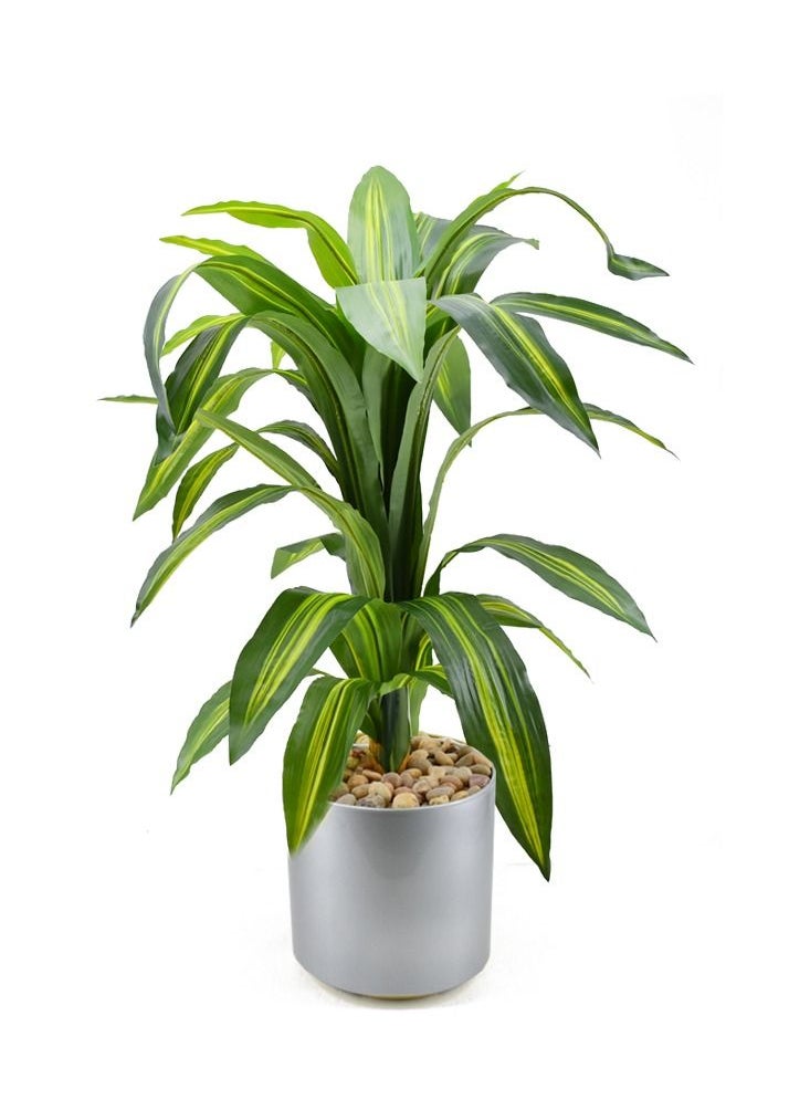 DRAMA HOME Artificial Tree Green/Selver 100cm  - Image 1