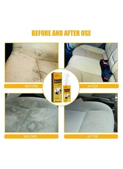 EELHOE Foam Cleaner For Car And House 100ml -Multifunctional No Flushing Car Interior Cleaning,Grease-Free Cleaner All Purpose Foam Cleaner Spray Lemon Flavor For Car House Kitchen  - Image 5