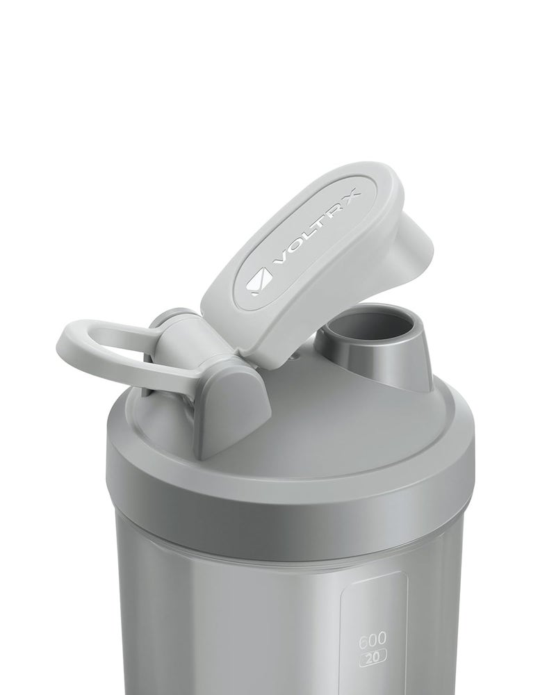 VOLTRX Protein Shaker Bottle, Merger USB C Rechargeable Electric Protein Shake Mixer, Shaker Cups for Protein Shakes and Meal Replacement Shakes, BPA Free, 24oz - Image 2