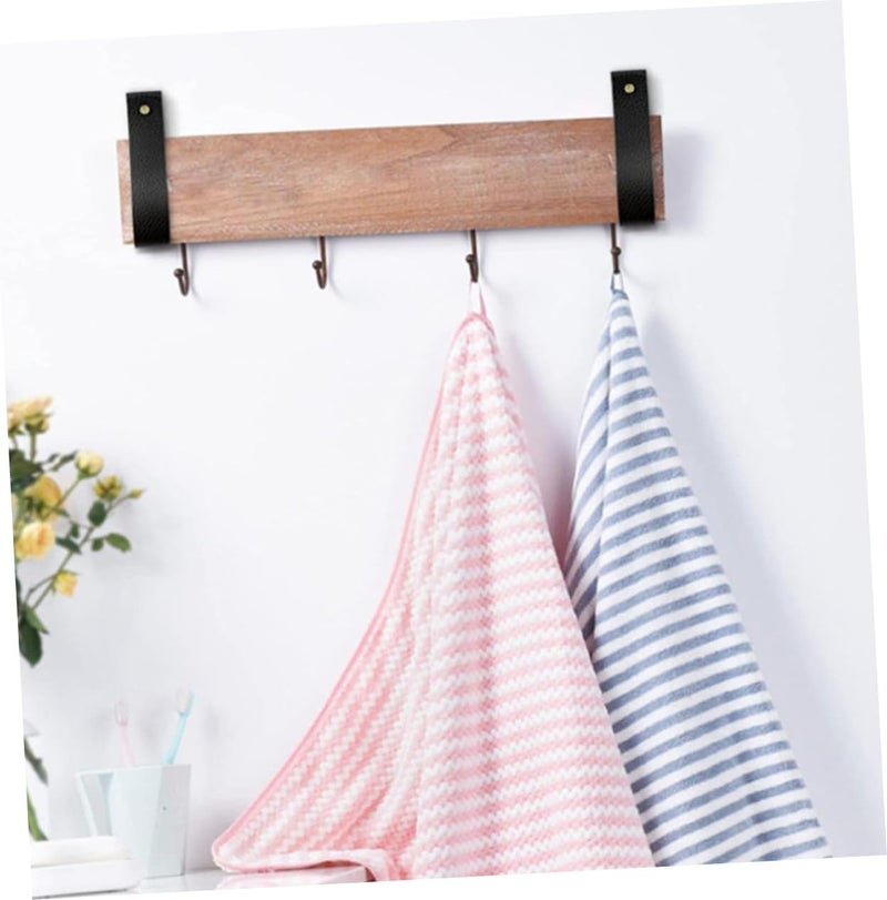 VOSAREA 10pcs Wall-Mounted Strap Hooks for Hanging Curtains Towels and More Bohemian Style Towel Hanger for Home Decor Effortless Installation for Bedrooms Bathrooms and Kitchens - Image 4