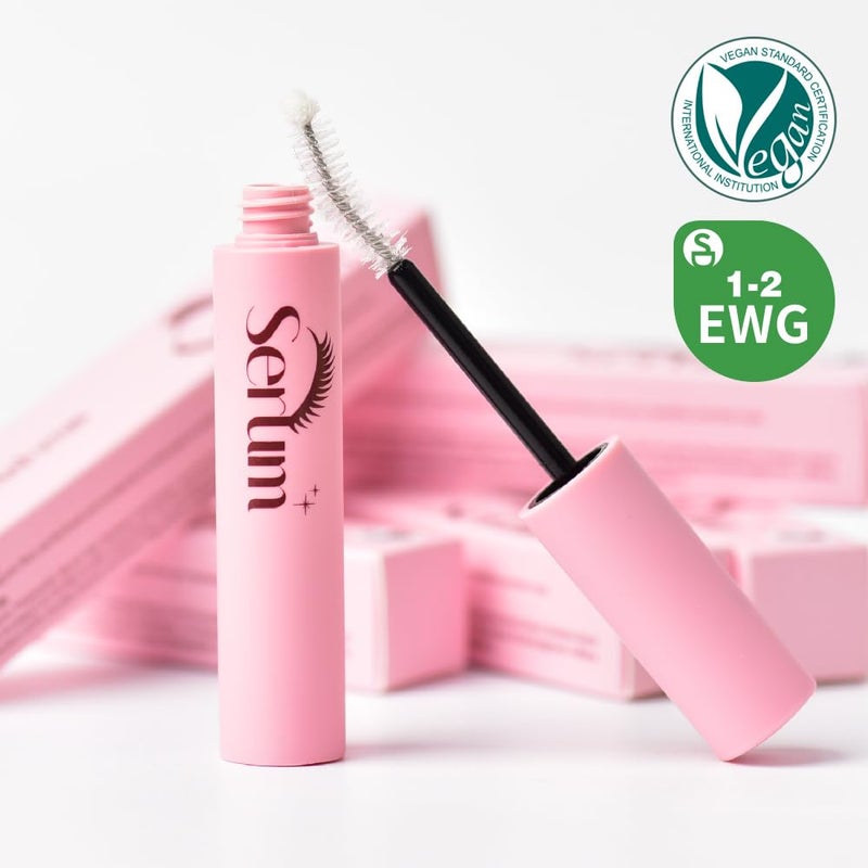 Lupine Eyelash Serum Lash Growth Serum Conditioner Vegan Certified Hypoallergenic Korean Beauty for Longer Fuller Lashes Eyebrows - Image 3