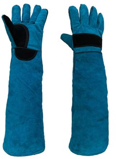 23.7 inch Animal Handling Gloves Bite Proof,Multipurpose Pet Glove for Grabbing Reptile, for Grabbing,Reptile,Training,Cat Scratch,Padding Dog Bird Falcon Livestock Snake