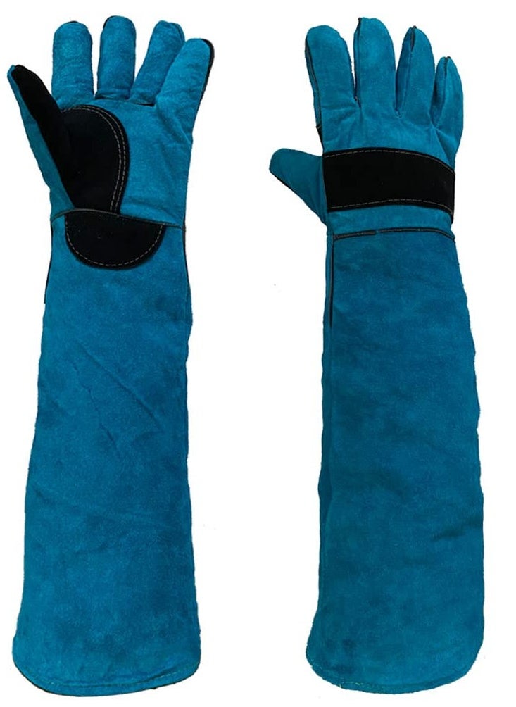 SYOSI - 23.7 inch Animal Handling Gloves Bite Proof,Multipurpose Pet Glove for Grabbing Reptile, for Grabbing,Reptile,Training,Cat Scratch,Padding Dog Bird Falcon Livestock Snake - Image 1