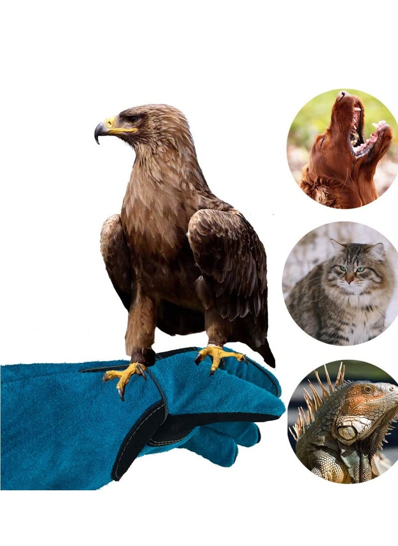 SYOSI - 23.7 inch Animal Handling Gloves Bite Proof,Multipurpose Pet Glove for Grabbing Reptile, for Grabbing,Reptile,Training,Cat Scratch,Padding Dog Bird Falcon Livestock Snake - Image 1