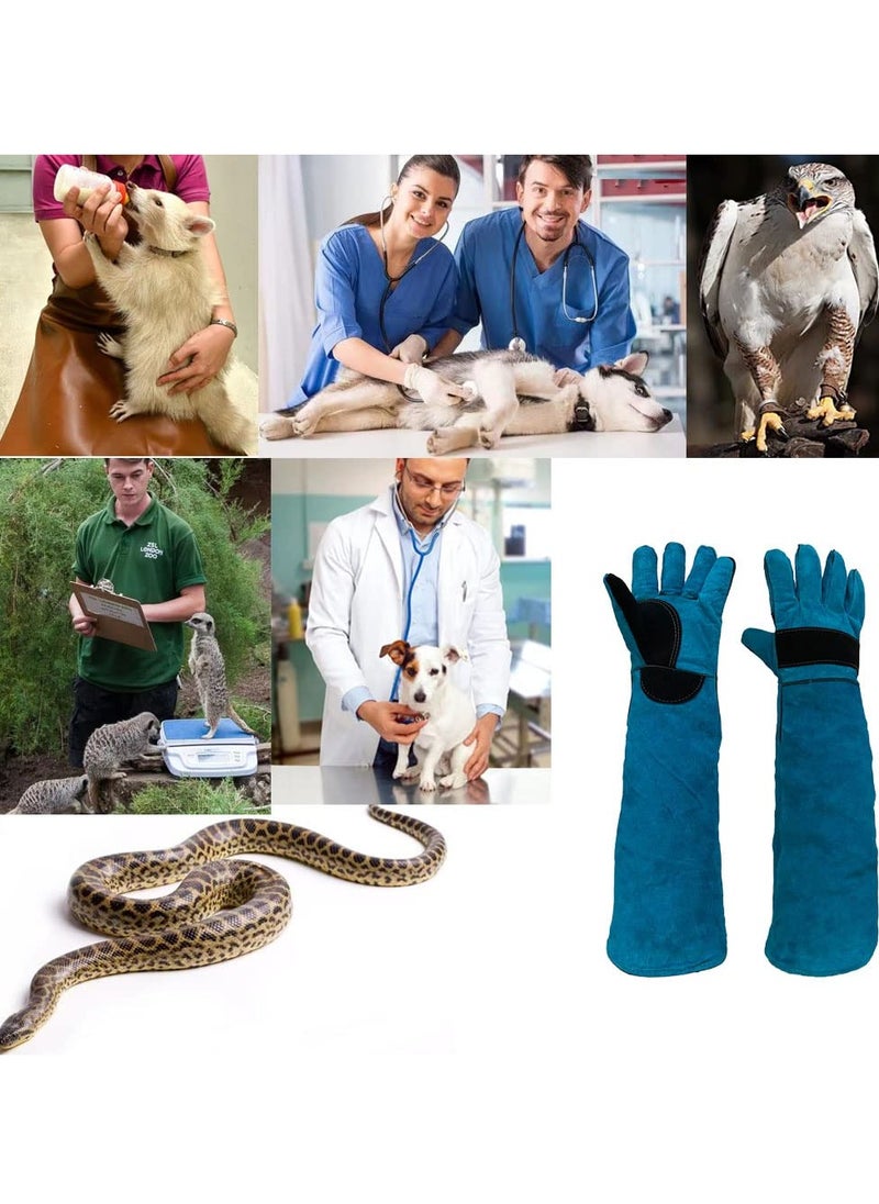 SYOSI - 23.7 inch Animal Handling Gloves Bite Proof,Multipurpose Pet Glove for Grabbing Reptile, for Grabbing,Reptile,Training,Cat Scratch,Padding Dog Bird Falcon Livestock Snake - Image 1
