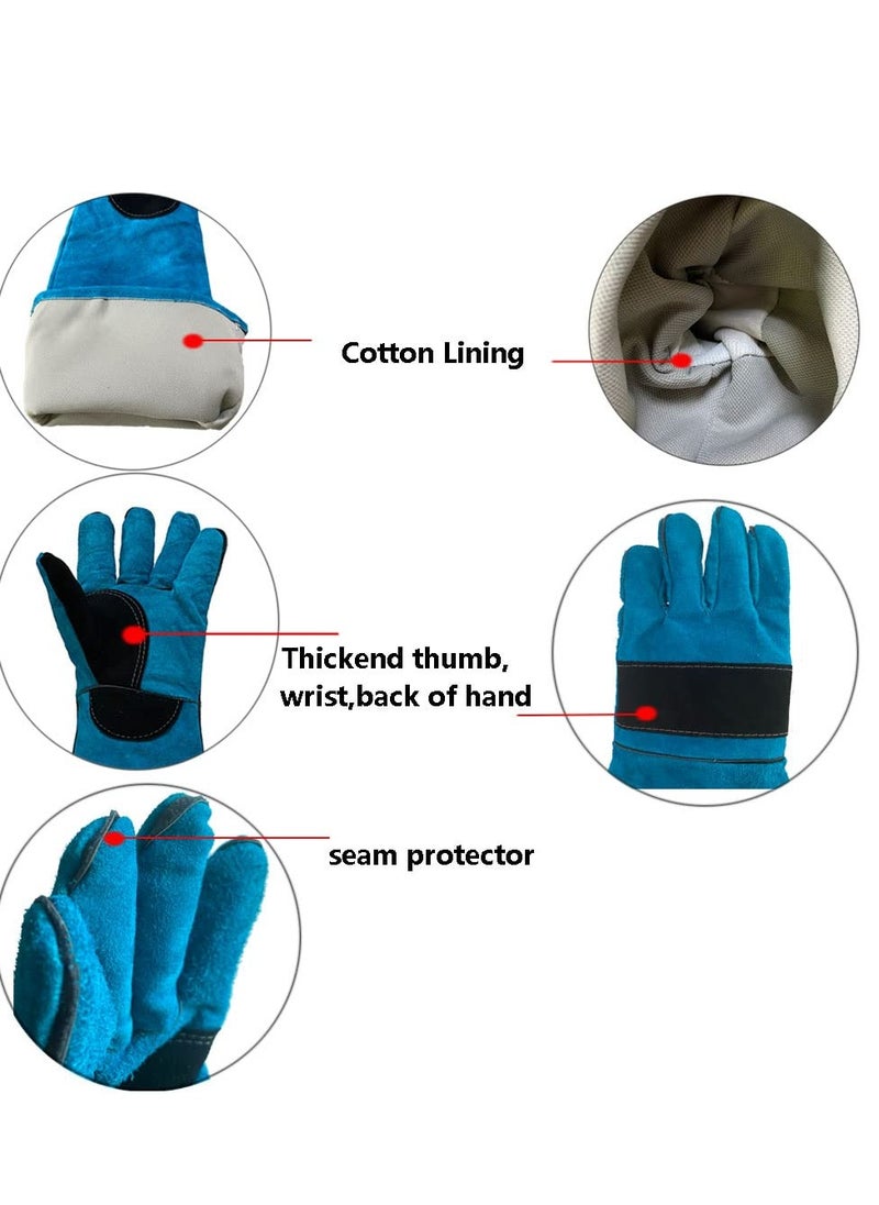 SYOSI - 23.7 inch Animal Handling Gloves Bite Proof,Multipurpose Pet Glove for Grabbing Reptile, for Grabbing,Reptile,Training,Cat Scratch,Padding Dog Bird Falcon Livestock Snake - Image 1