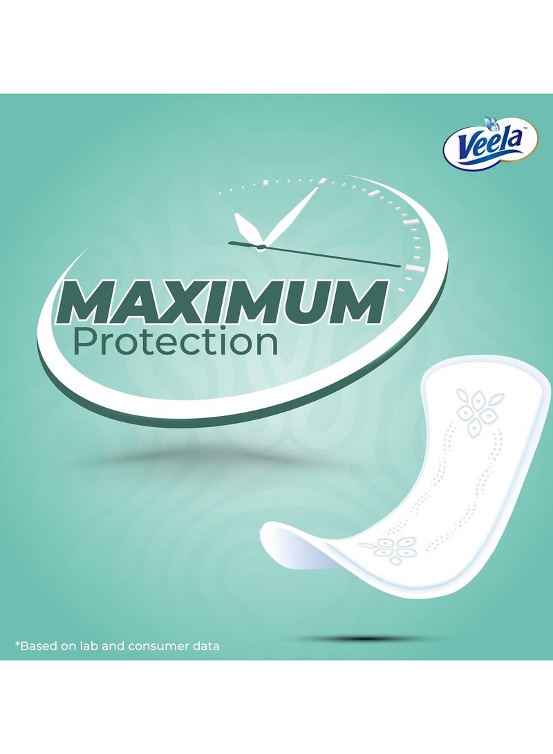 Veela Cushion Soft Pantiliners - Ultra-Soft, Breathable, Leak-Proof Daily Feminine Hygiene Protection and Everyday Freshness (Long, 50, count) Value Pack - Image 5