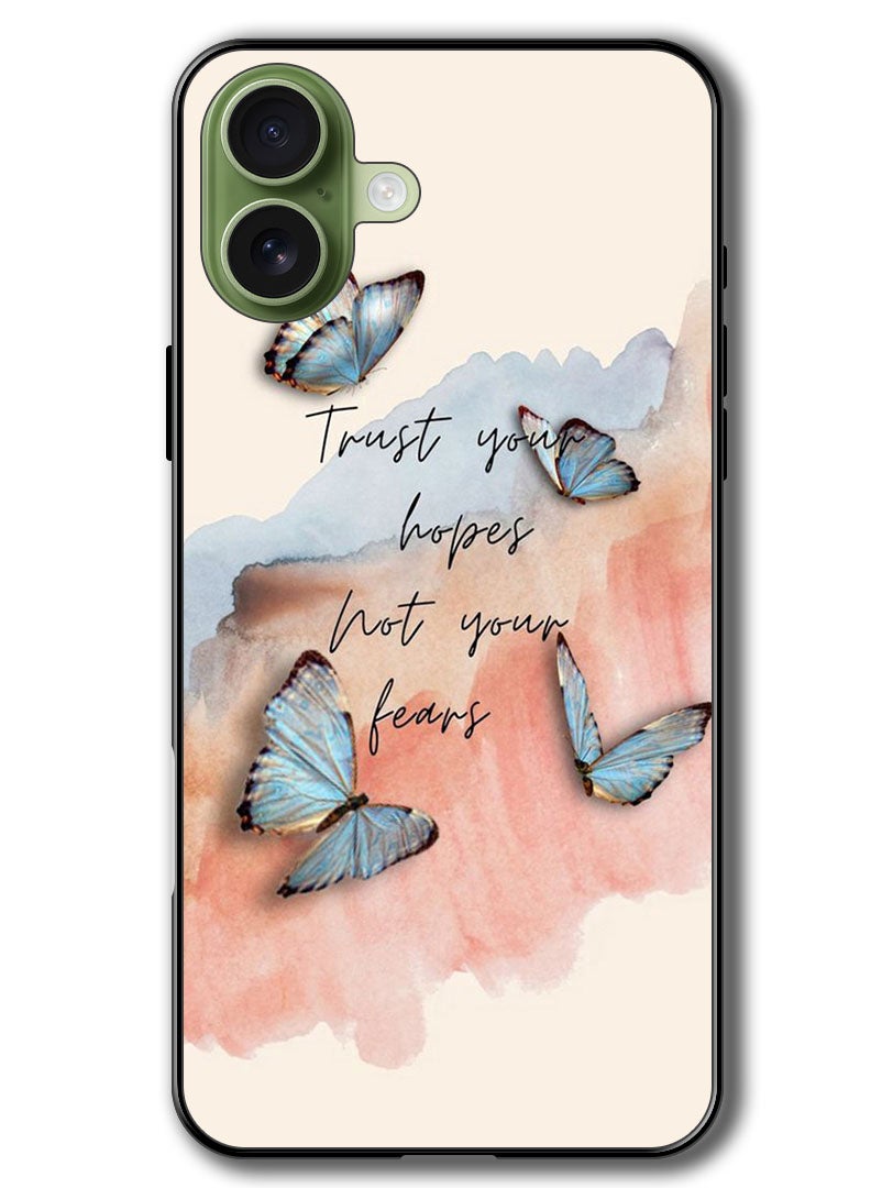 Theodor Case Compatible with Apple iPhone 17 6.3 Inch Protection Shockproof Bumper Cover Trust hopes - Image 1