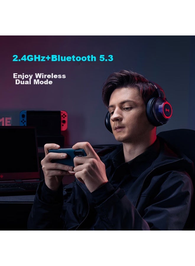 EDIFIER Edifier Hecate G4spro 2.4g Bluetooth Wireless 7.1 Gaming Headset, Over-ear, Dual-mode, For Computer Gaming And Pubg, Headphones And Microphone, Black  - Image 5