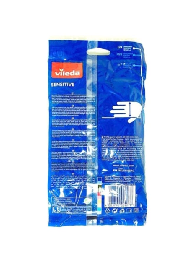 فيليدا قفازات لاتكس شديدة الحساسية مقاومة للمياه للاستخدام مرة واحدة وردي كبير 3.6 x 17.8 x 13.6 سم VG03 - Image 4