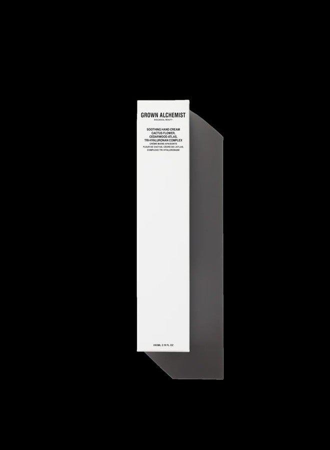 Grown Alchemist Soothing Hand Cream with Cactus Flower, Cedarwood Atlas, Tri-Hyaluronic Acid Complex, 65 mL - Image 2
