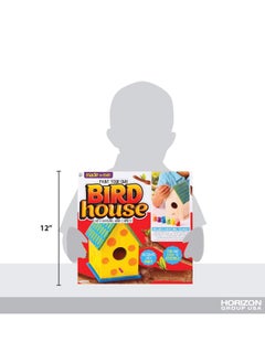made by me Build And Paint Your Own Wooden Bird House  Diy Birdhouse Making Kit For Ages 5  6  7  8  9  Arts And Crafts Painting Kit For Kids  Great Spring And Summer Craft Activity  Fun Birthday Party Idea  - Image 5