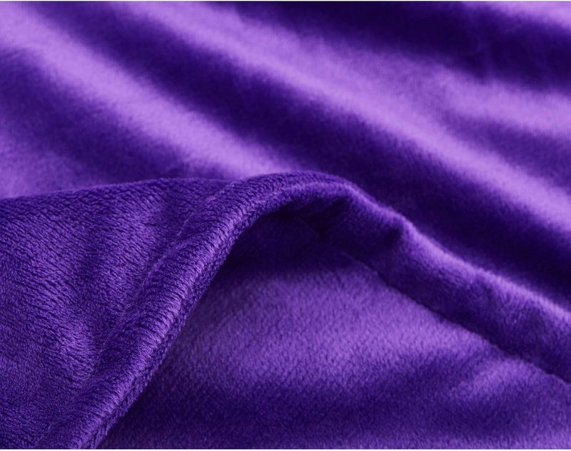 RelaxBlanket Duvet Cover-Weighted Heavy Blanket Home (Purple-Minky, 48''x72'' Duvet Cover) - Image 4