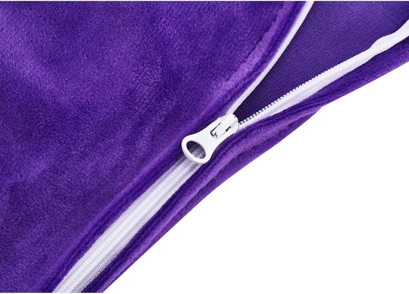 RelaxBlanket Duvet Cover-Weighted Heavy Blanket Home (Purple-Minky, 48''x72'' Duvet Cover) - Image 5