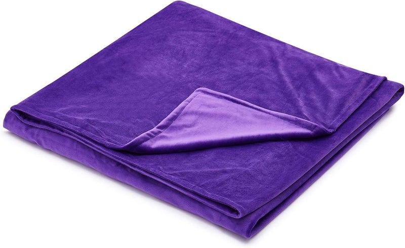 RelaxBlanket Duvet Cover-Weighted Heavy Blanket Home (Purple-Minky, 48''x72'' Duvet Cover) - Image 2