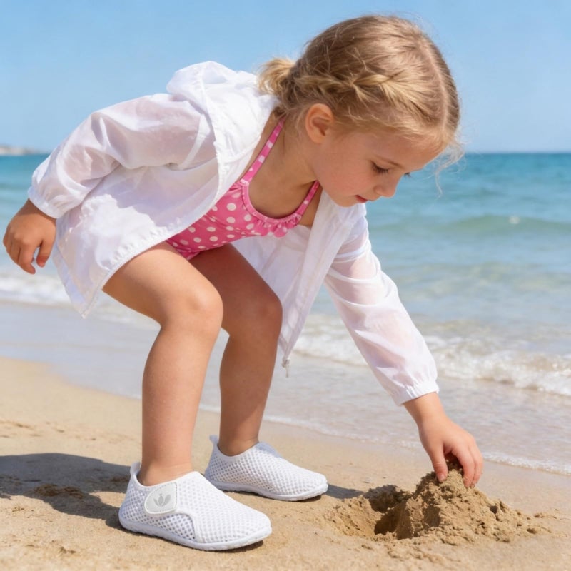 FEETCITY Baby Water Shoes Breathable Mesh Running Sneakers Beach Aqua Socks for Kids Boys Girls 12-18 Months Infant - Image 2