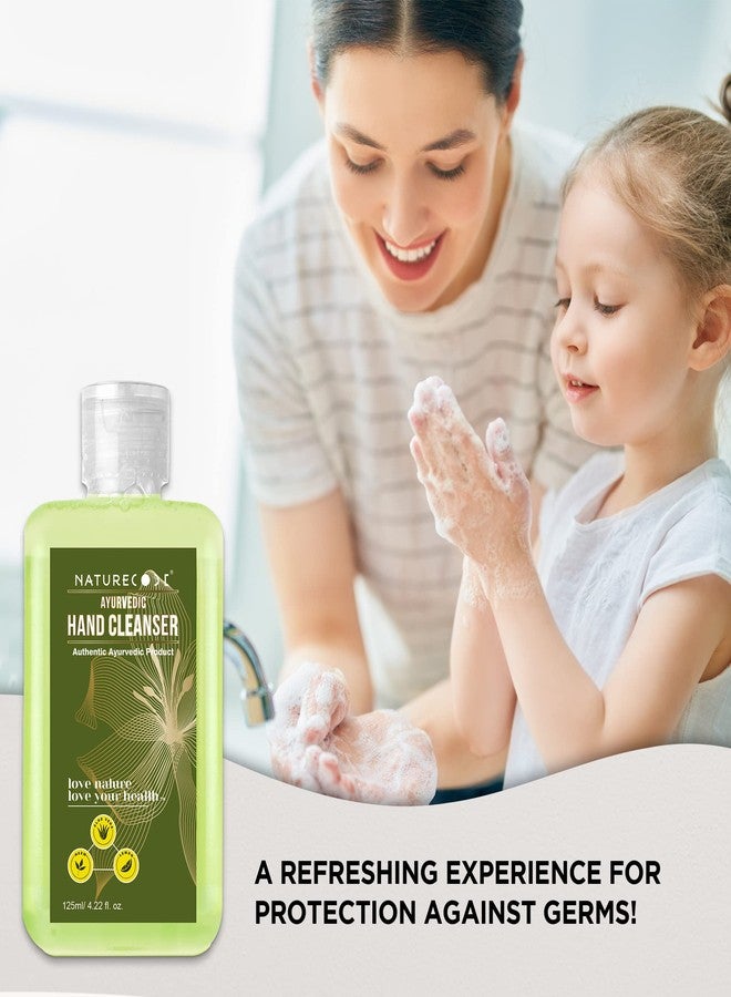 Nature Code NATURECODE Ayurvedic Hand Cleanser for All Skin Types - Kills Germs, Removes Bacteria, Maintains Skin pH - Herbal Formula - 125ml - Image 4