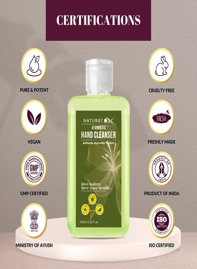 Nature Code NATURECODE Ayurvedic Hand Cleanser for All Skin Types - Kills Germs, Removes Bacteria, Maintains Skin pH - Herbal Formula - 125ml - Image 5