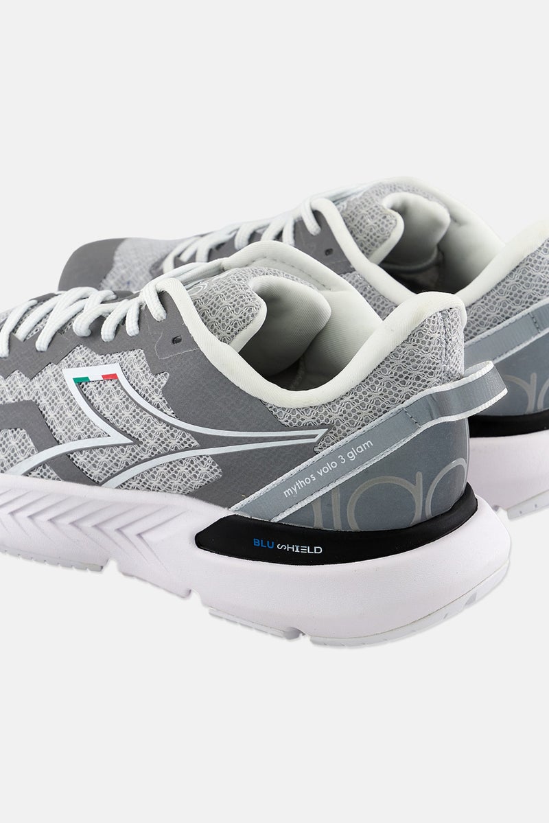 DIADORA أحذية نسائية ميثوس بلاشيلد فولو 3 مزودة بأربطة، رمادي - Image 2